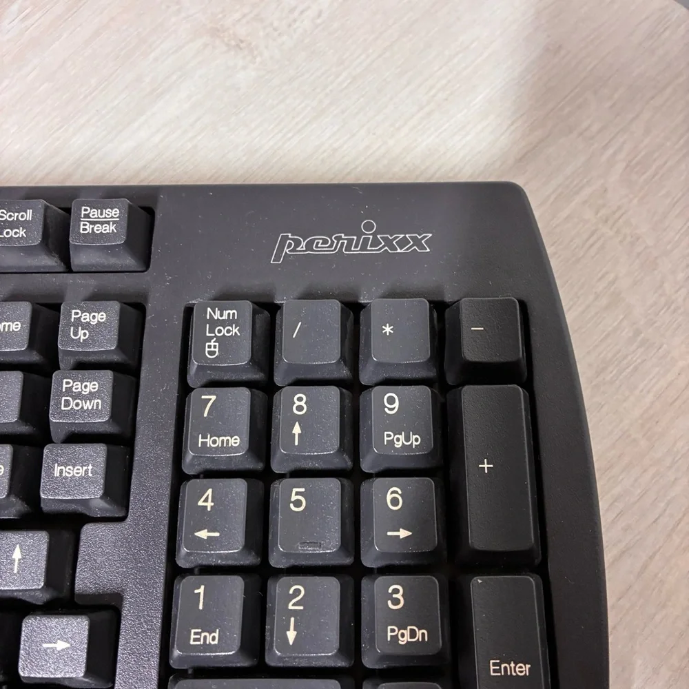 Perixx Ergonomic Office Wireless Split Keyboard Work From Home Desk Setup